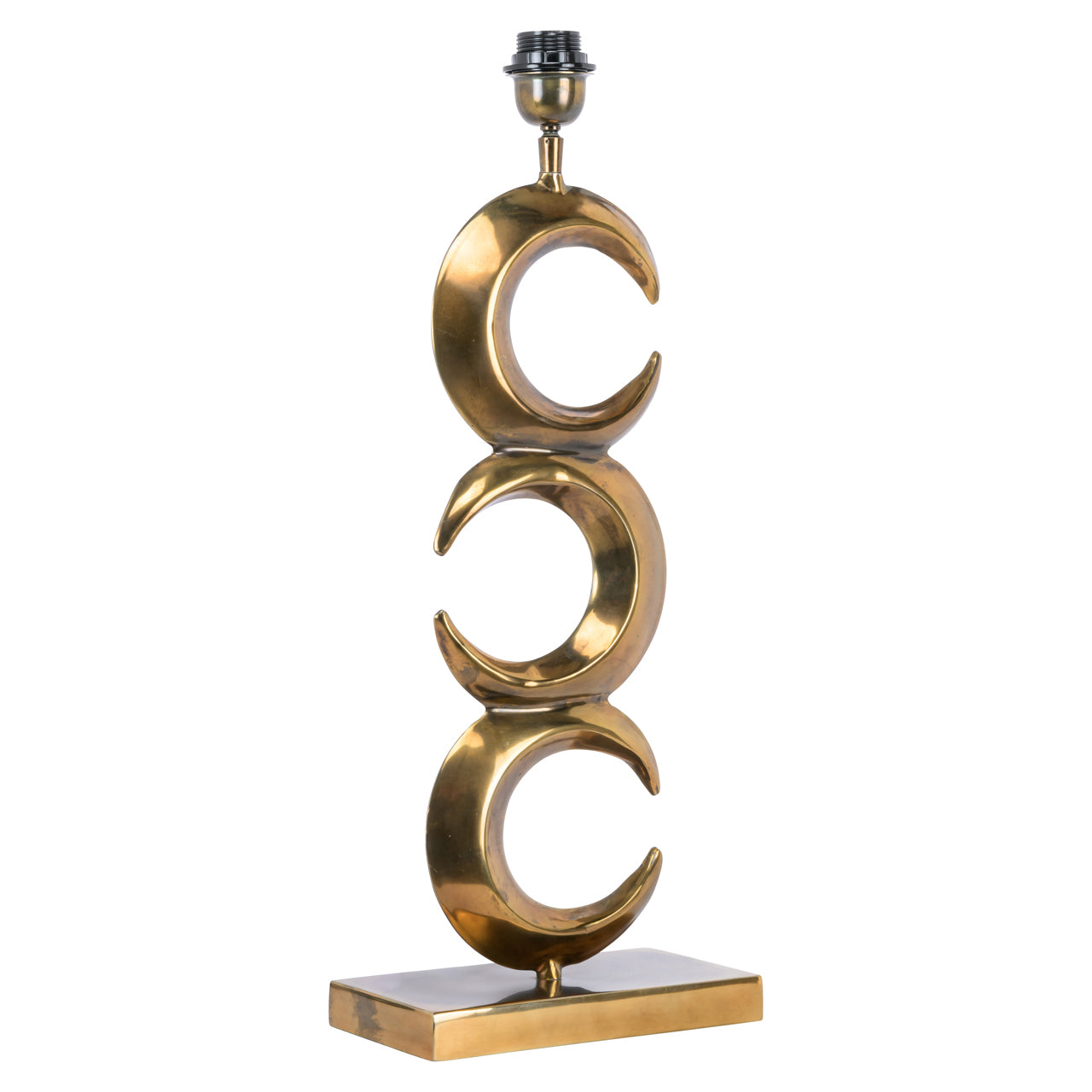 Richmond Interiors Tischlampe Amina brass antique Richmond Interiors
