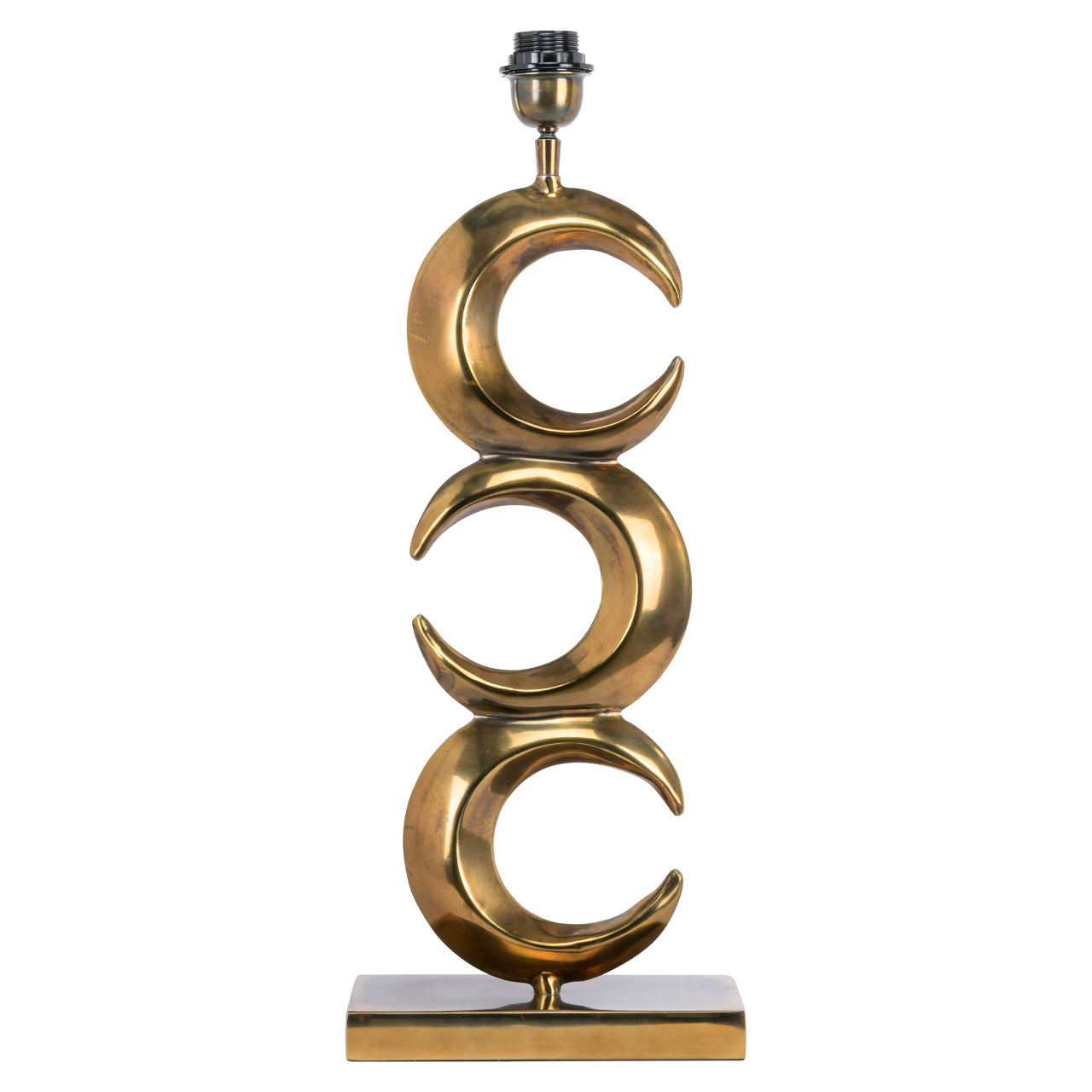 Richmond Interiors Tischlampe Amina brass antique Richmond Interiors