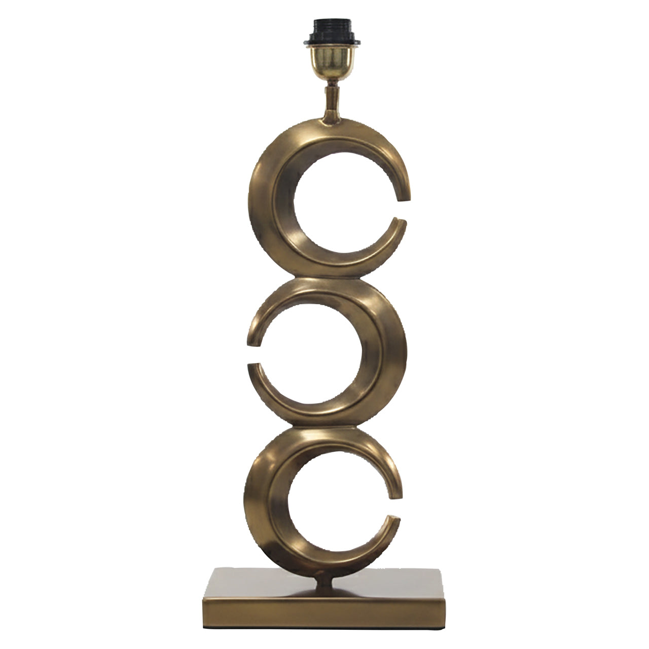 Richmond Interiors Tischlampe Amina brass antique Tischlampe Richmond Interiors