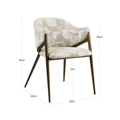 Richmond Interiors Esszimmerstuhl Gwen natural oasis Richmond Interiors