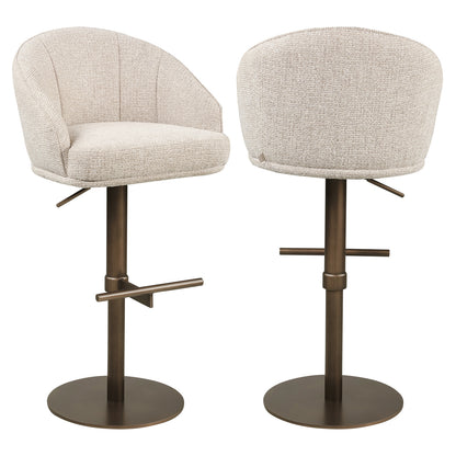 Richmond Interiors Barhocker Beverly natural fancy swivel