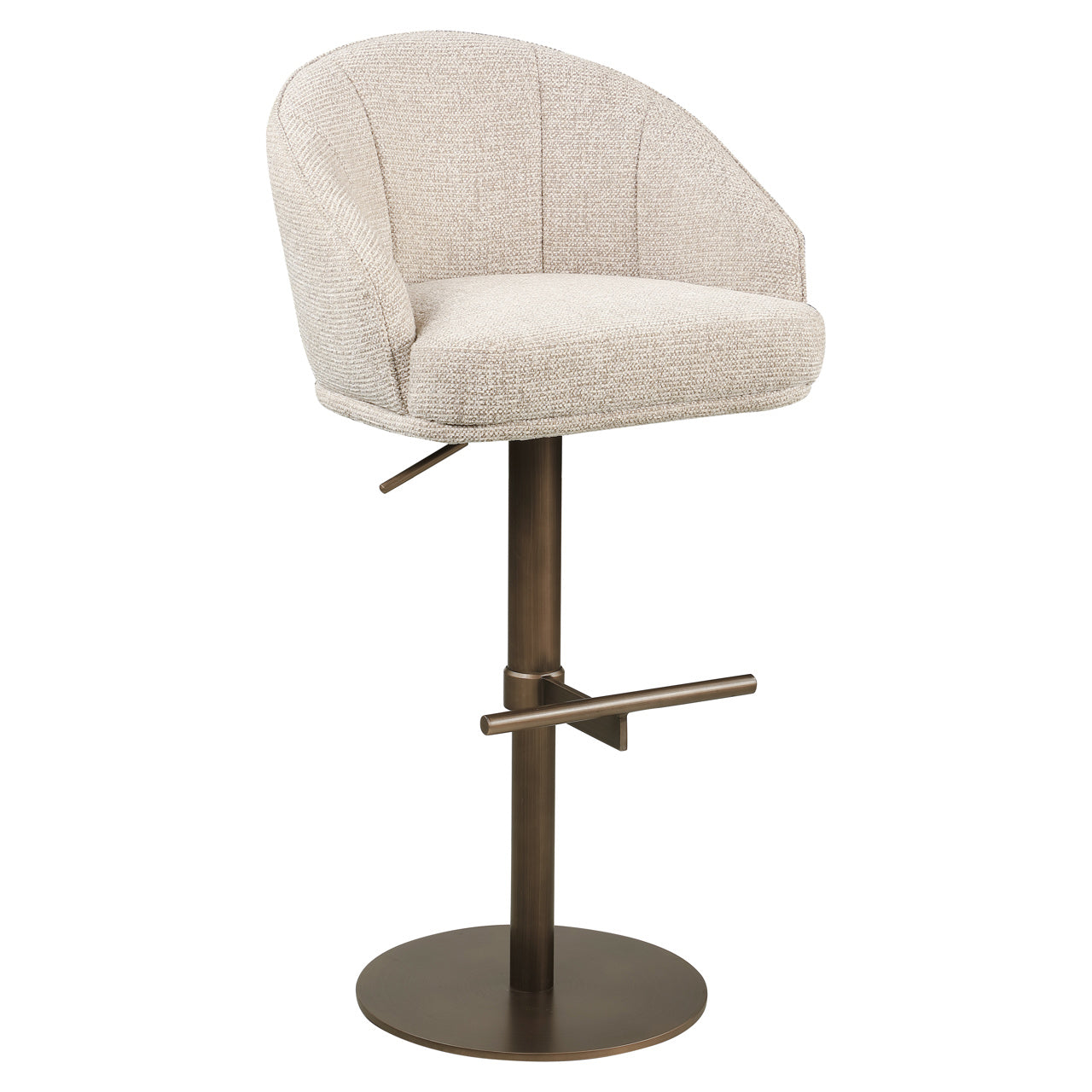 Richmond Interiors Barhocker Beverly natural fancy swivel