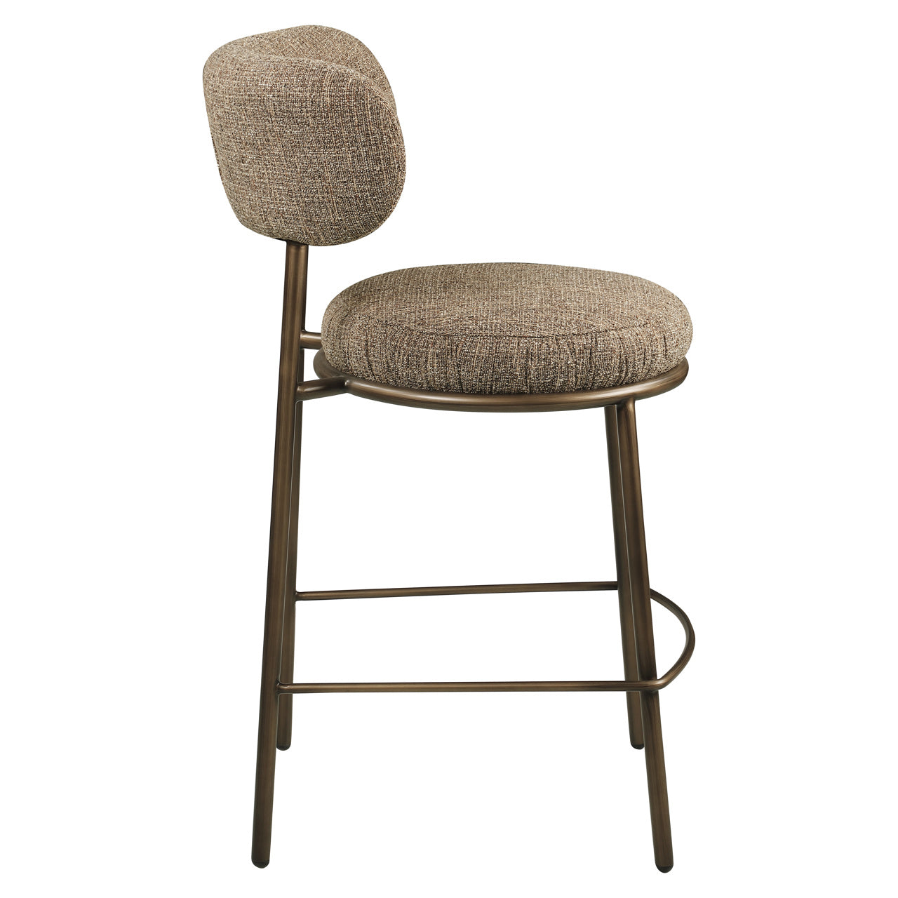 Richmond Interiors Thekenstuhl Encanto brown tweed Thekenstuhl Richmond Interiors