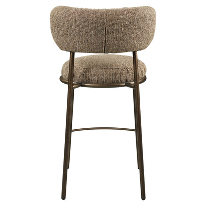 Richmond Interiors Thekenstuhl Encanto brown tweed Thekenstuhl Richmond Interiors