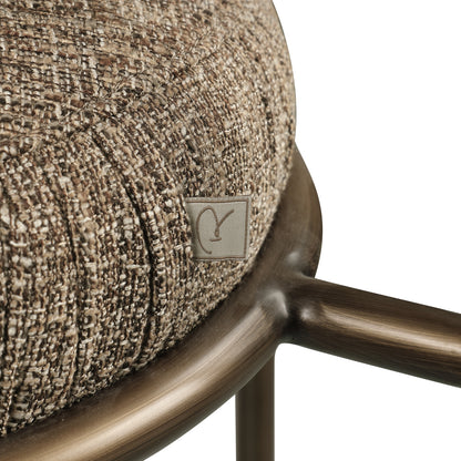Richmond Interiors Thekenstuhl Encanto brown tweed Thekenstuhl Richmond Interiors