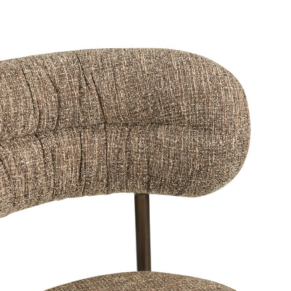 Richmond Interiors Thekenstuhl Encanto brown tweed Thekenstuhl Richmond Interiors
