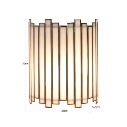 Richmond Interiors Wandlampe Lima brass antique Wandlampe Richmond Interiors