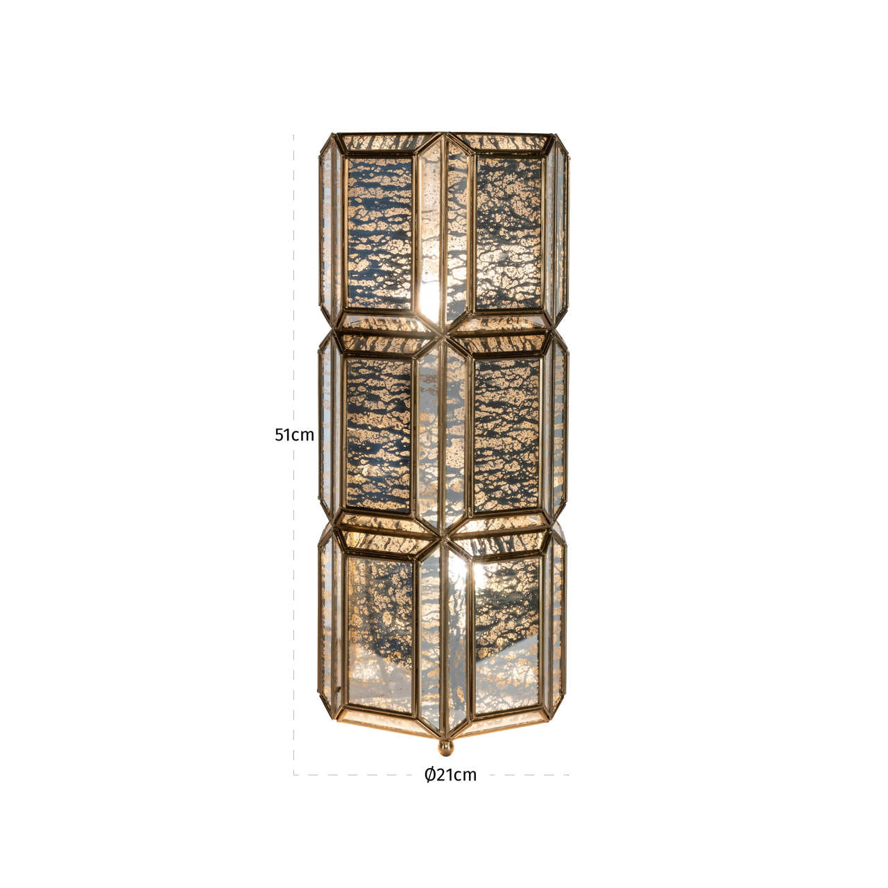Richmond Interiors Tischlampe Yael brass antique Tischlampe Richmond Interiors