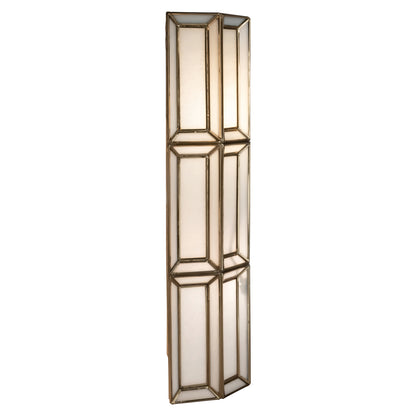 Richmond Interiors Wandlampe Opal brass antique Wandlampe Richmond Interiors