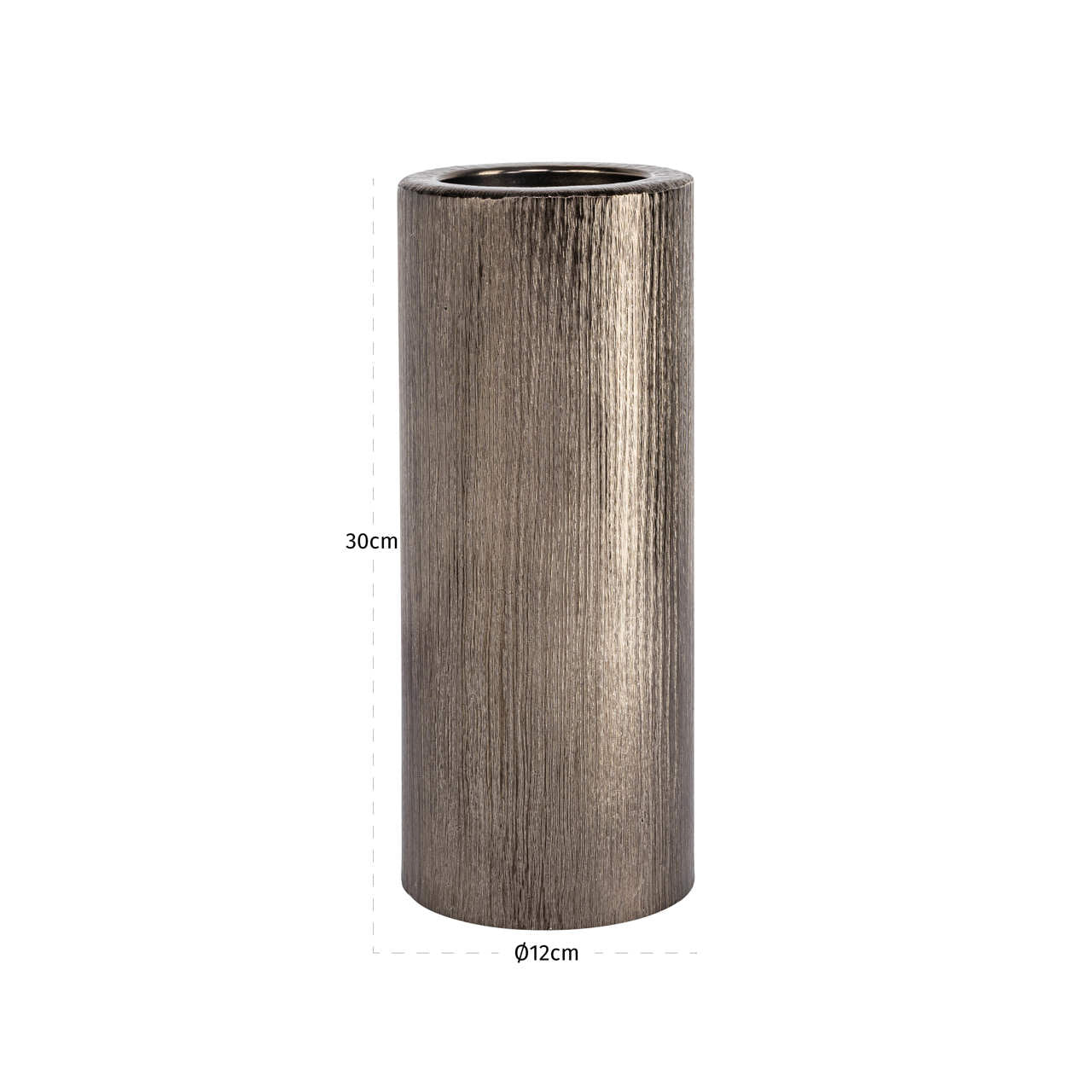 Richmond Interiors Kerzenhalter Rio brass antique large Kerzenhalter Richmond Interiors
