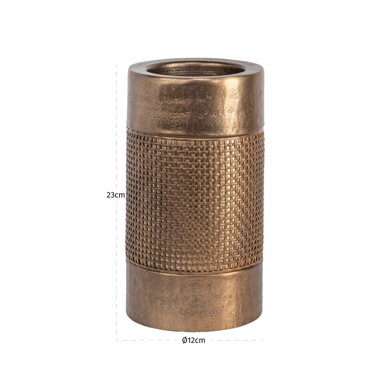 Richmond Interiors Kerzenhalter Aya brushed gold small Kerzenhalter Richmond Interiors