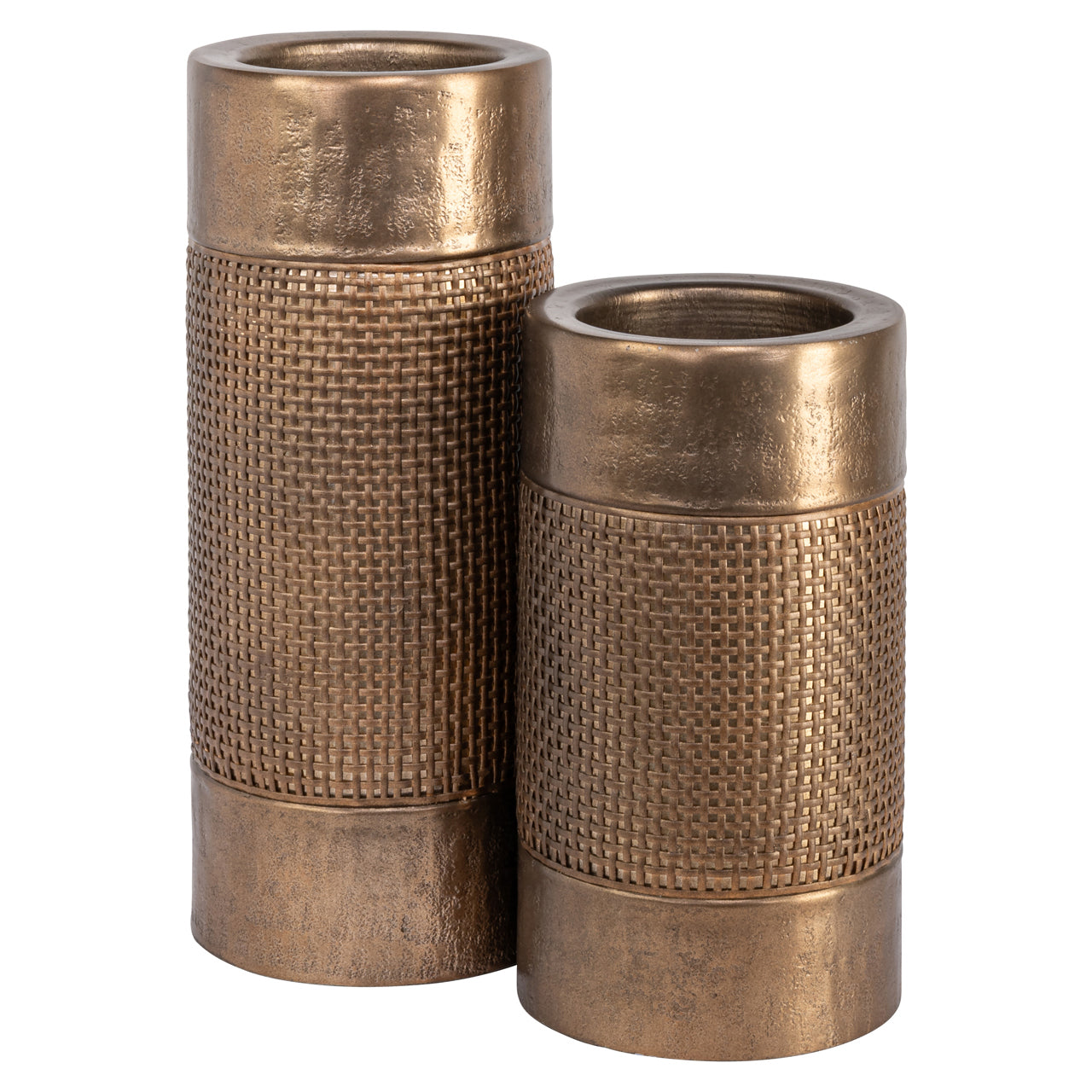 Richmond Interiors Kerzenhalter Aya brushed gold small