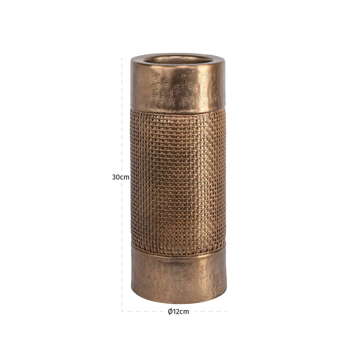 Richmond Interiors Kerzenhalter Sky brushed gold large