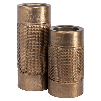 Richmond Interiors Kerzenhalter Sky brushed gold large Kerzenhalter Richmond Interiors