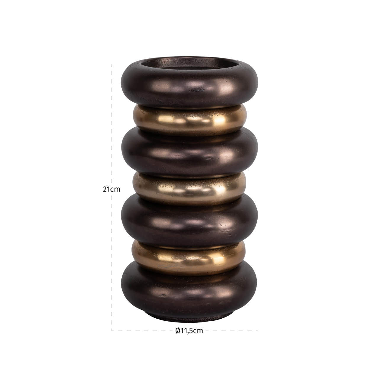 Richmond Interiors Kerzenhalter Eve bronze large Kerzenhalter Richmond Interiors