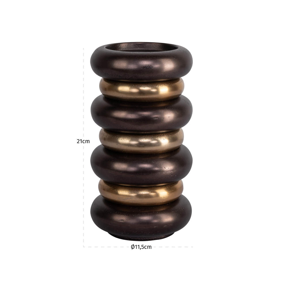 Richmond Interiors Kerzenhalter Eve bronze large