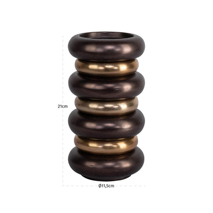 Richmond Interiors Kerzenhalter Eve bronze large