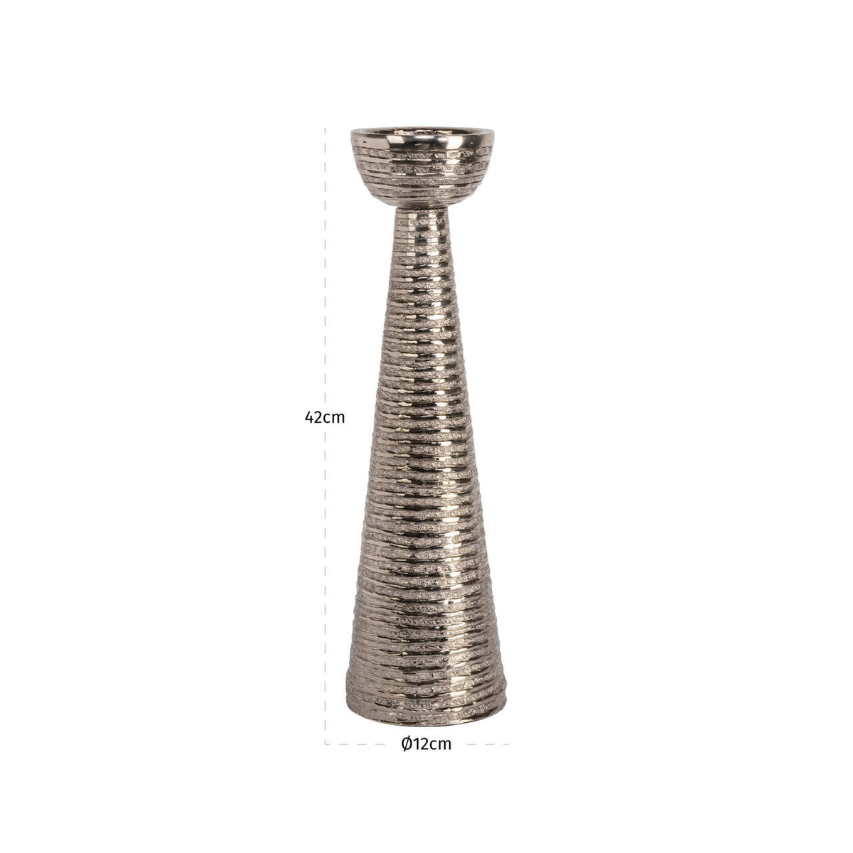 Richmond Interiors Kerzenhalter Jola brass antique small Richmond Interiors