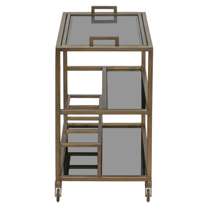 Richmond Interiors Servierwagen Ruinart brass antique Servierwagen Richmond Interiors