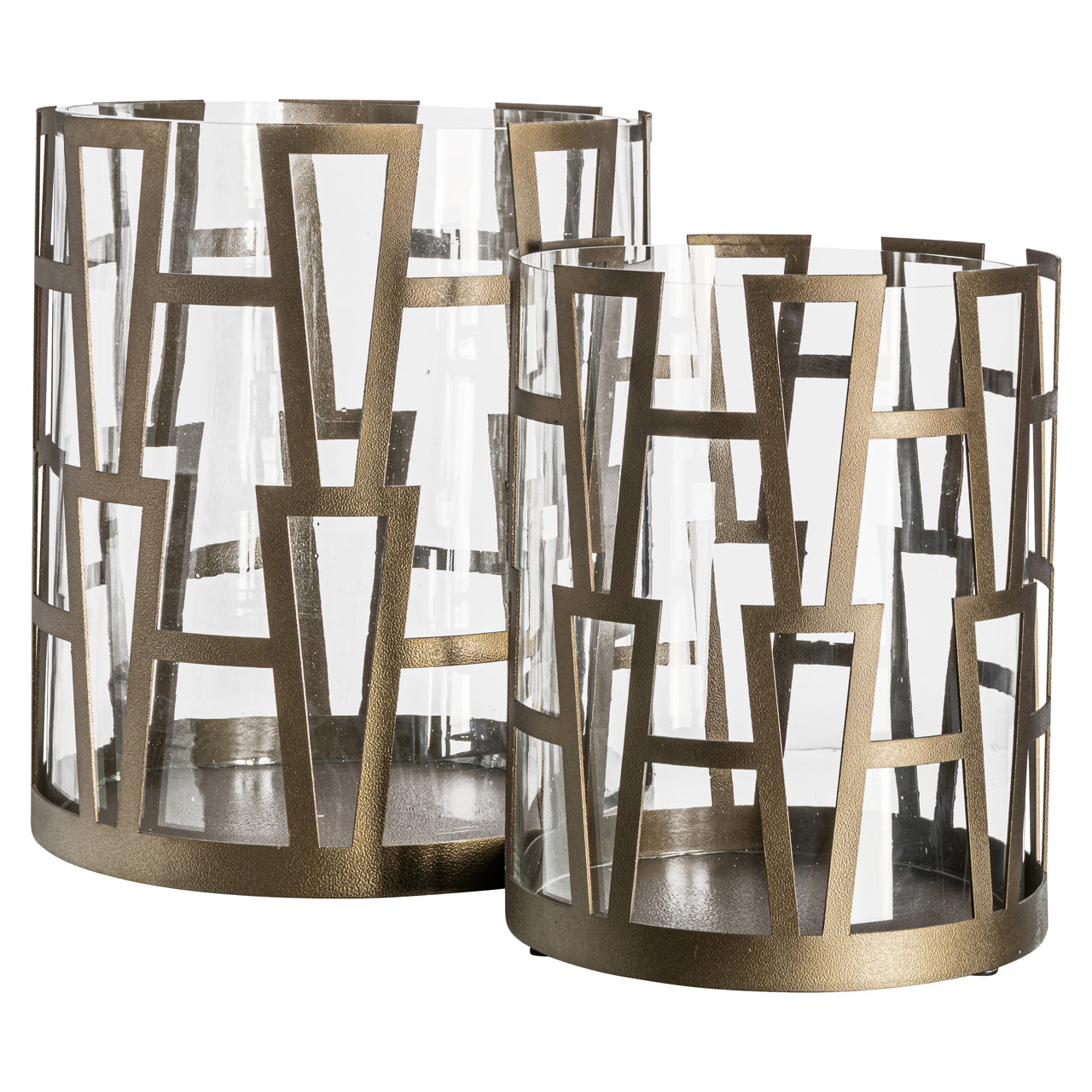 Richmond Interiors Windlicht Shandy brass antique small Windlicht Richmond Interiors