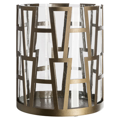 Richmond Interiors Windlicht Shandy brass antique big Windlicht Richmond Interiors