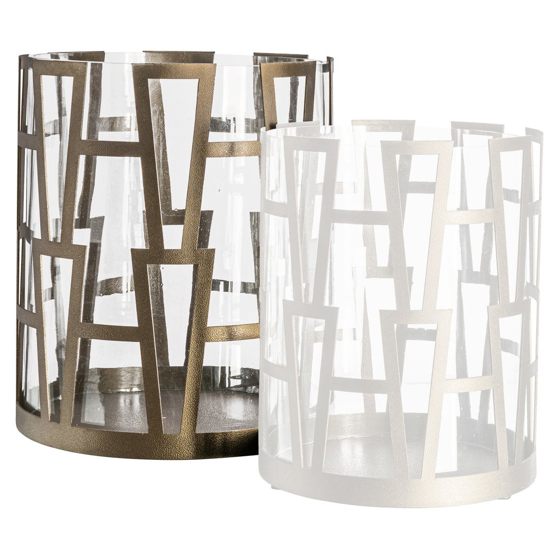Richmond Interiors Windlicht Shandy brass antique big Windlicht Richmond Interiors