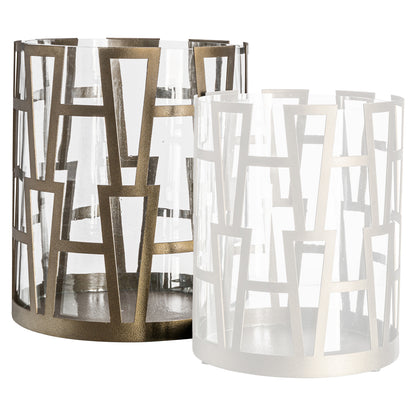 Richmond Interiors Windlicht Shandy brass antique big Windlicht Richmond Interiors