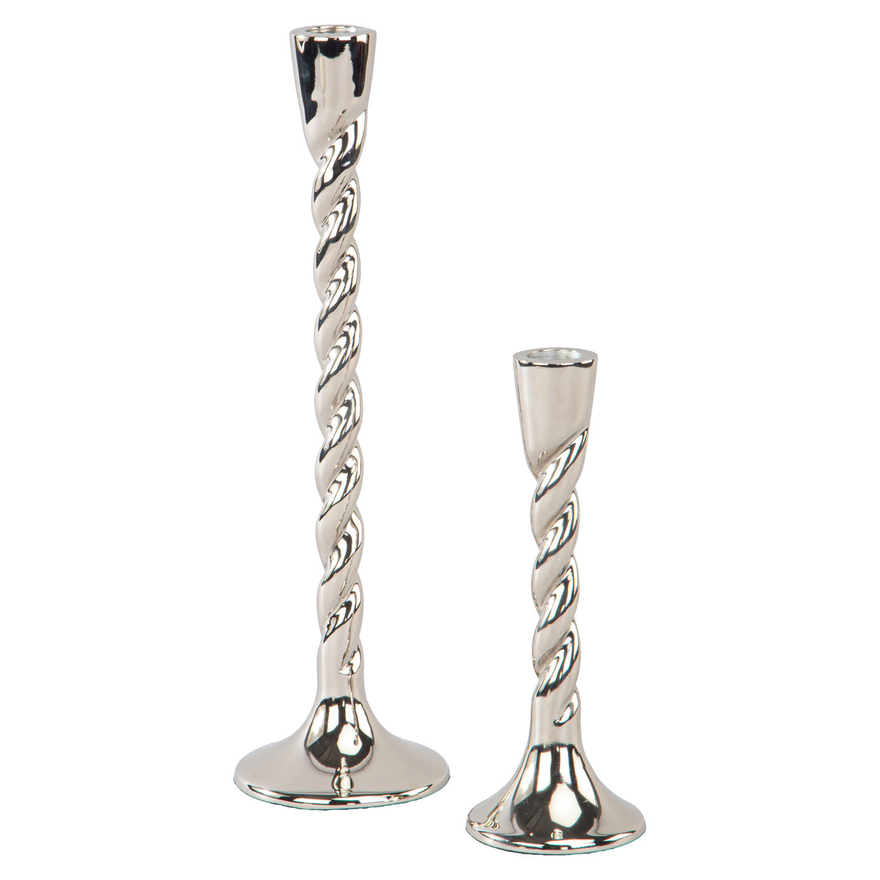Richmond Interiors Kerzenhalter Crillon silver small Richmond Interiors