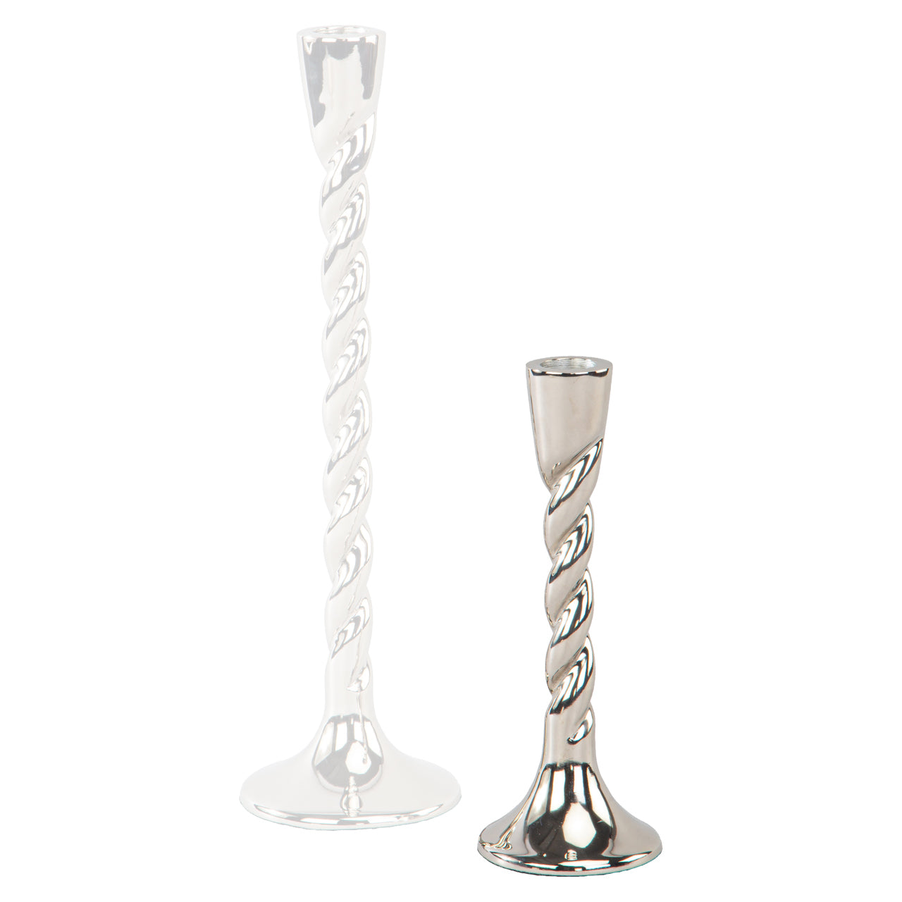 Richmond Interiors Kerzenhalter Crillon silver small Richmond Interiors