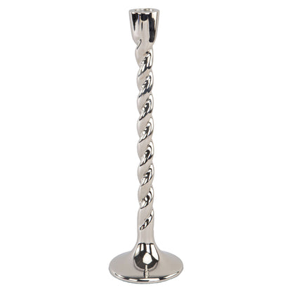 Richmond Interiors Kerzenhalter Crillon silver large Kerzenhalter Richmond Interiors