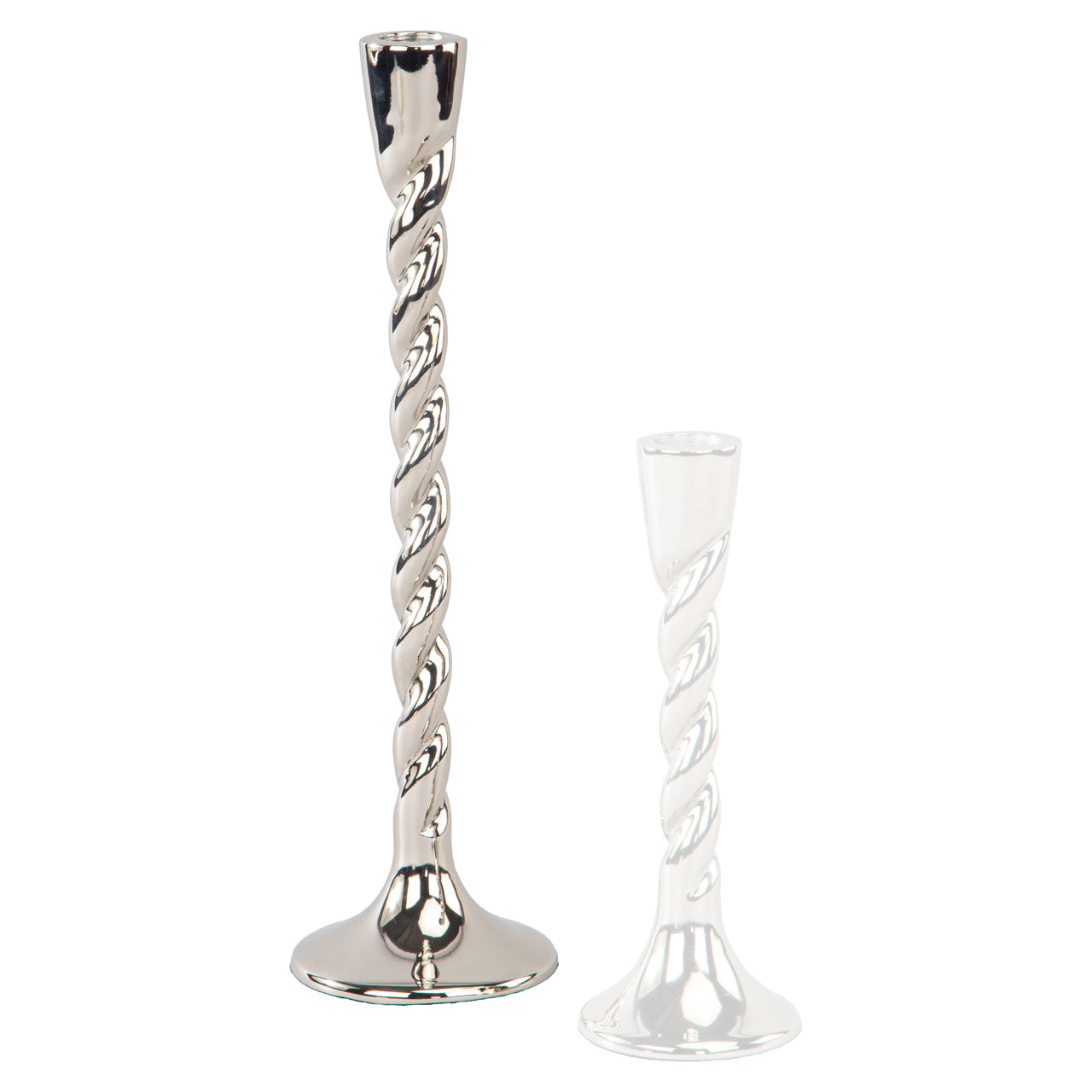 Richmond Interiors Kerzenhalter Crillon silver large Richmond Interiors