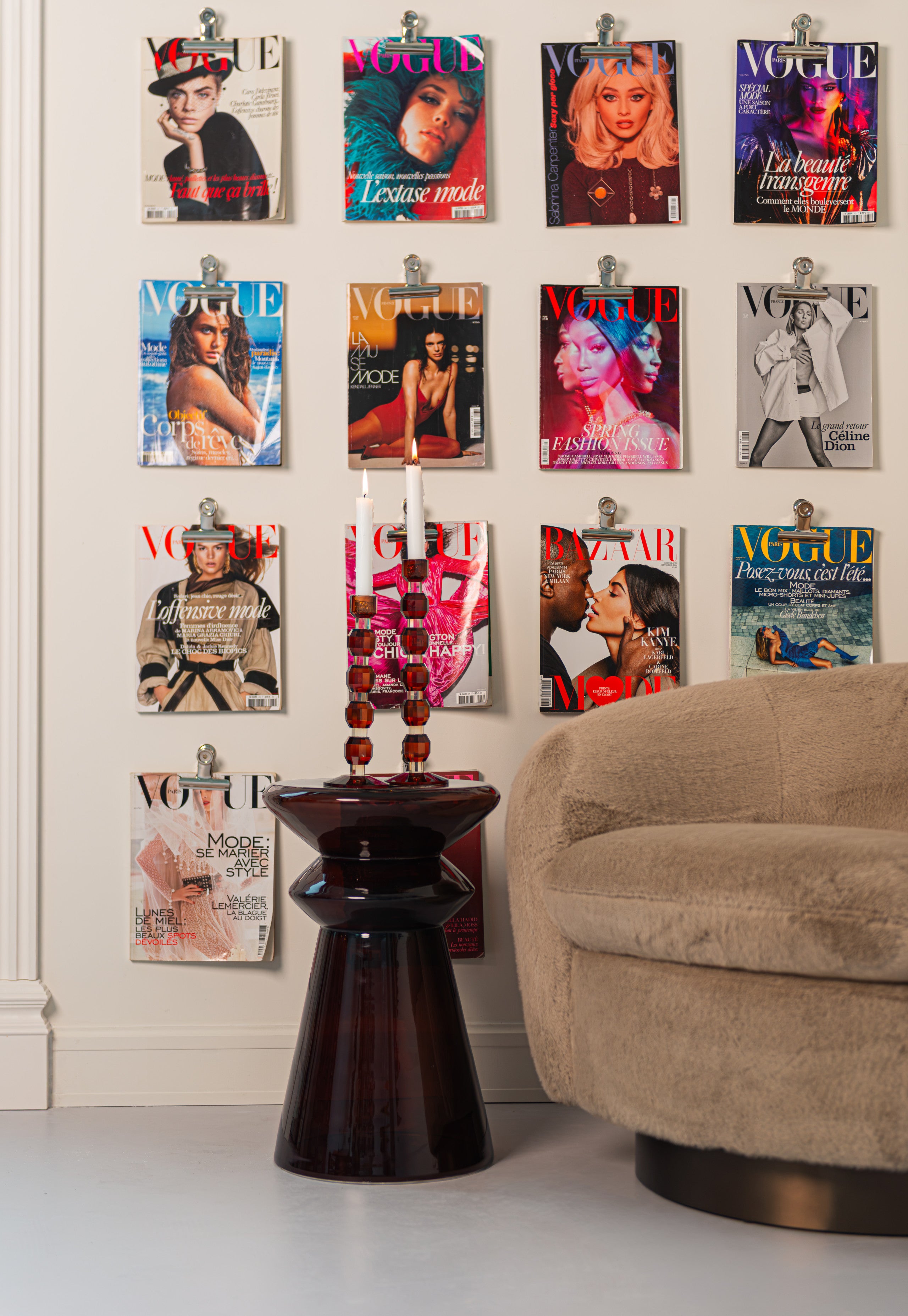 Richmond Interiors Beistelltisch Gordes brown Richmond Interiors