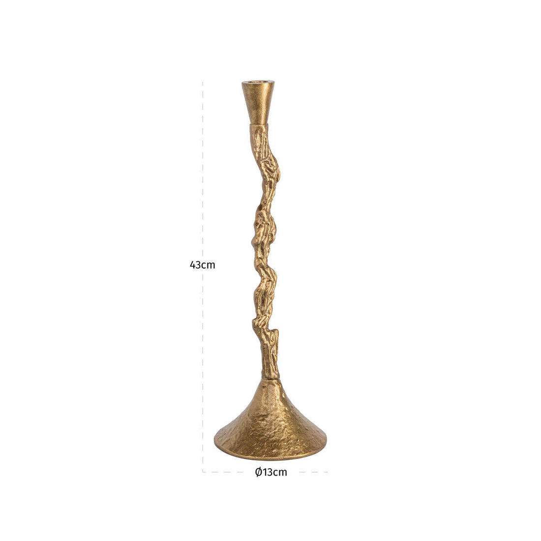 Richmond Interiors Kerzenhalter Mona brass antique Kerzenhalter Richmond Interiors