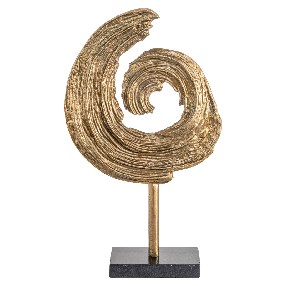 Richmond Interiors Dekoratives Objekt Swirl brass antique Richmond Interiors