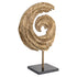 Richmond Interiors Dekoratives Objekt Swirl brass antique large Dekoratives Objekt Richmond Interiors