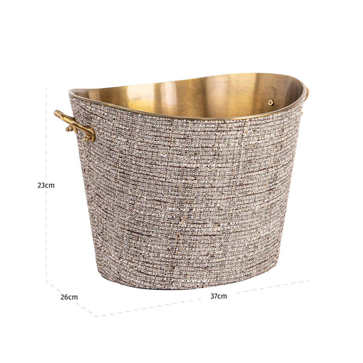Richmond Interiors Wein- &amp; Barzubehör Brady beige champagne cooler Richmond Interiors