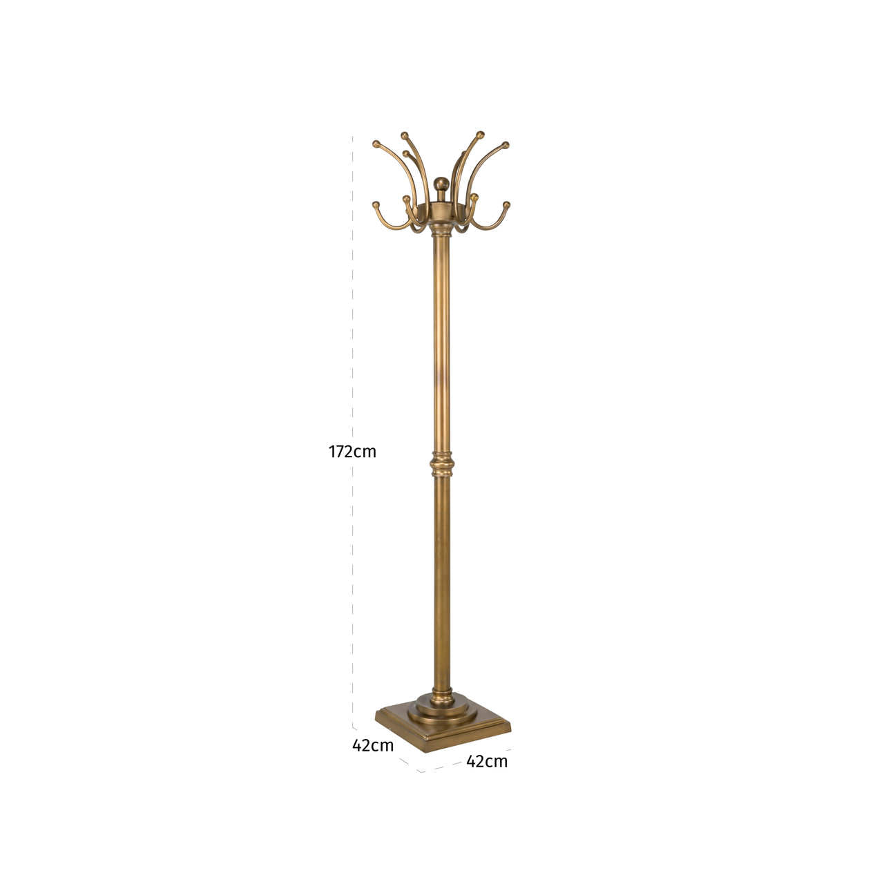 Richmond Interiors Garderobe Darwy brass antique Garderobe Richmond Interiors