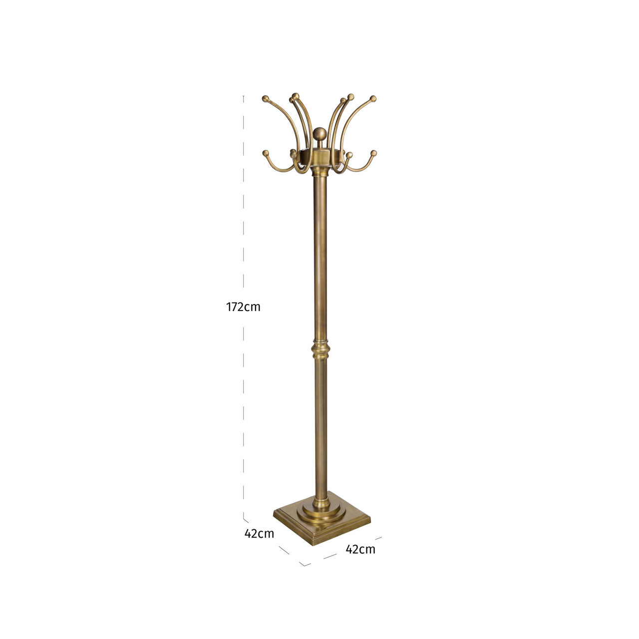 Richmond Interiors Garderobe Darwy brass antique Garderobe Richmond Interiors