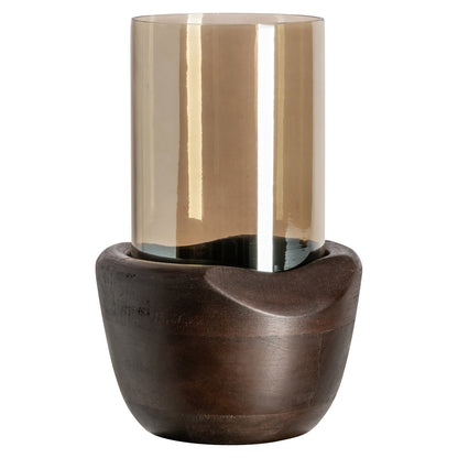 Richmond Interiors Windlicht Jade walnut small Windlicht Richmond Interiors