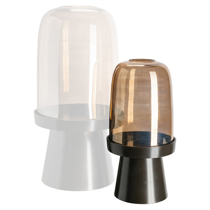 Richmond Interiors Windlicht Kate walnut small Windlicht Richmond Interiors