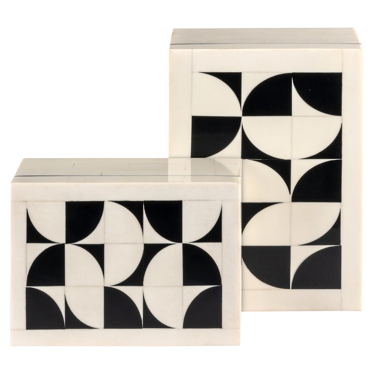 Richmond Interiors Aufbewahrungsbox Flake white (Set of 2) Aufbewahrungsbox Richmond Interiors