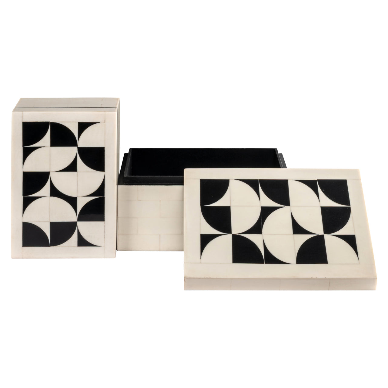 Richmond Interiors Aufbewahrungsbox Flake white (Set of 2) Aufbewahrungsbox Richmond Interiors