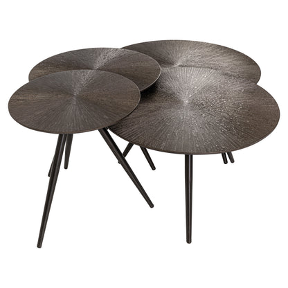 Richmond Interiors Couchtisch Quadra Brunzae (Set of 4) Couchtisch Richmond Interiors