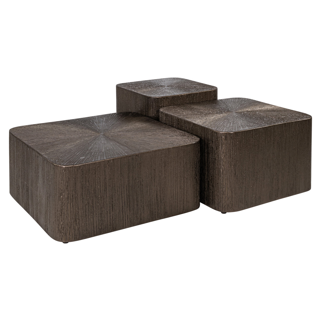 Richmond Interiors Couchtisch Cubes Brunzae (Set of 3) Couchtisch Richmond Interiors