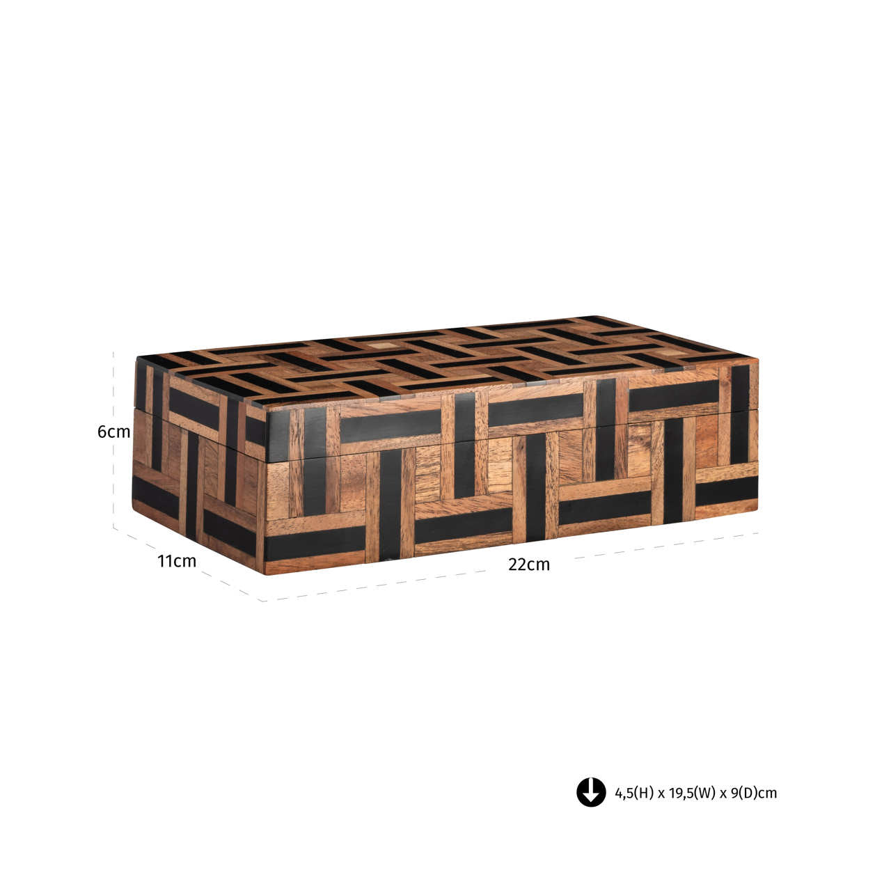 Richmond Interiors Aufbewahrungsbox Floor brown small Aufbewahrungsbox Richmond Interiors