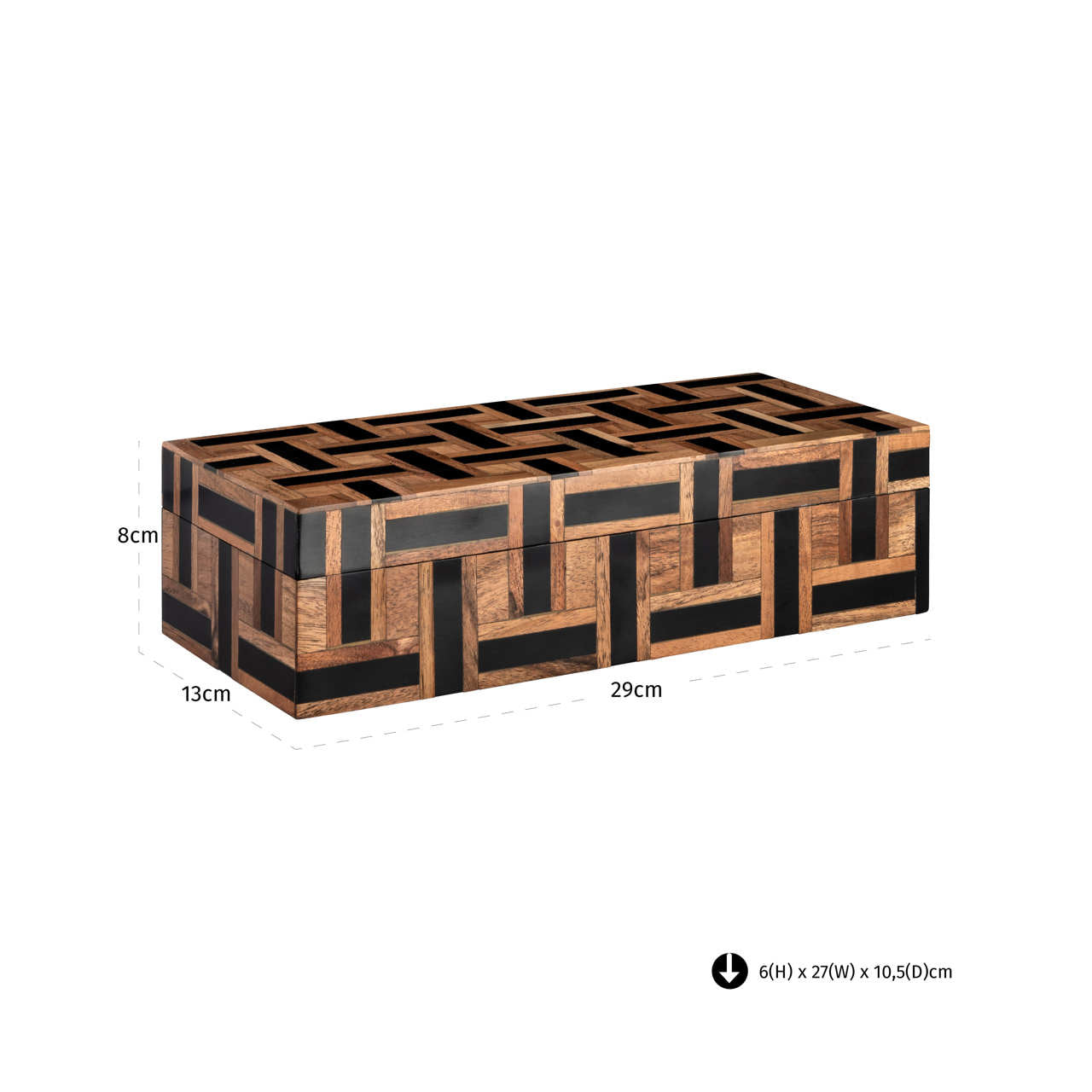 Richmond Interiors Aufbewahrungsbox Floor brown large Aufbewahrungsbox Richmond Interiors