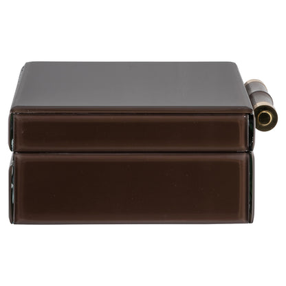 Richmond Interiors Aufbewahrungsbox Echo dark brown small Richmond Interiors