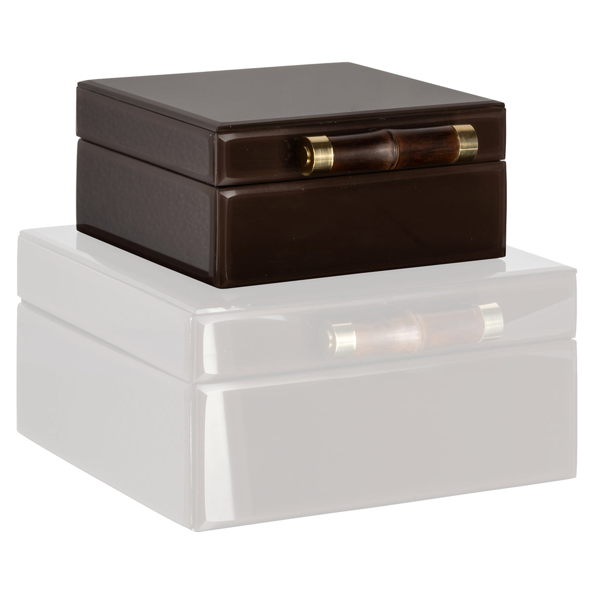 Richmond Interiors Aufbewahrungsbox Echo dark brown small Richmond Interiors
