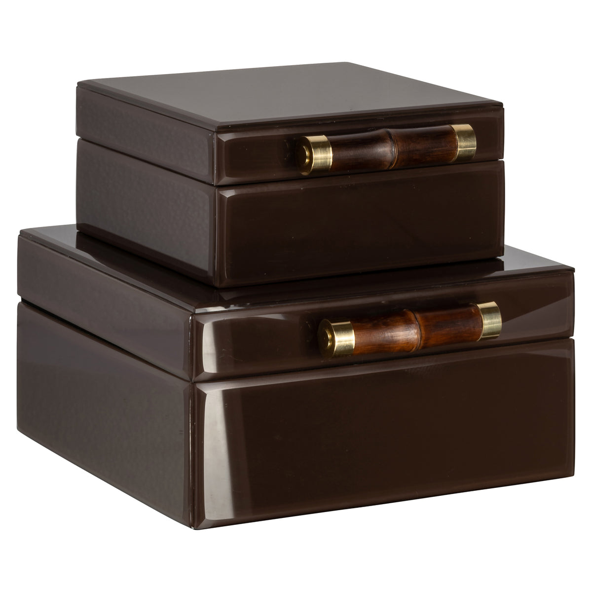 Richmond Interiors Aufbewahrungsbox Echo dark brown small Richmond Interiors