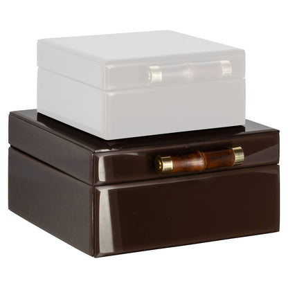 Richmond Interiors Aufbewahrungsbox Echo dark brown large Richmond Interiors